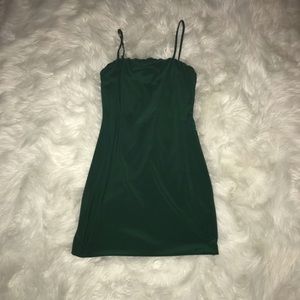 GREEN MINI DRESS